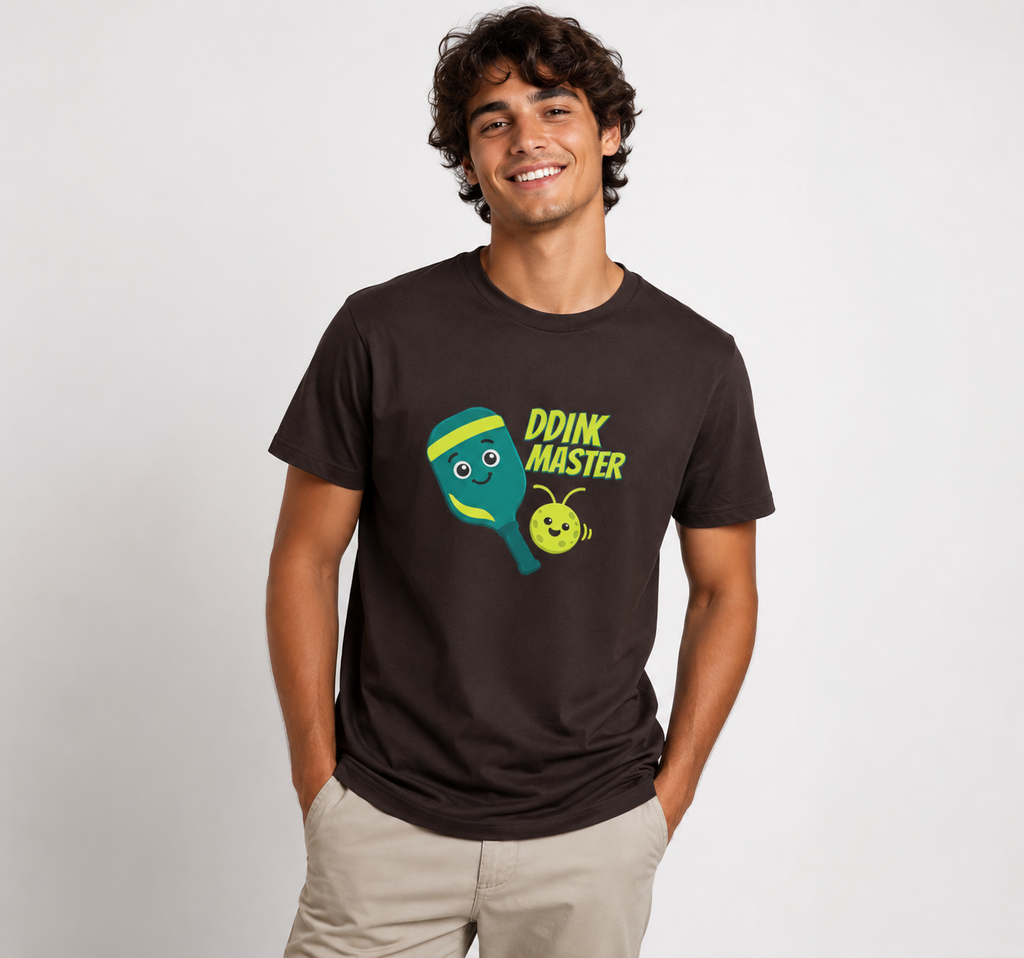 Drink Master T-Shirt — Cute Paddle & Ball Tennis Tee