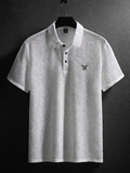 Premium Textured Polo Shirt –white  Classic Fit  VXcraft